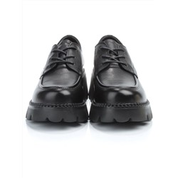 03-5935 BLACK Полуботинки женские (натуральная кожа)