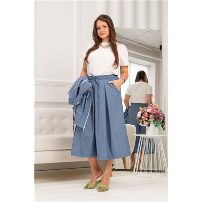 Юбка-Брюки ТЮ-17 синий