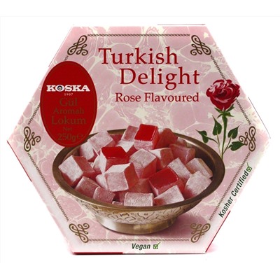 Рахат-лукум со вкусом розы, Koska, 250 г