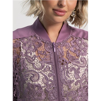 Жакет кружевной Индола (сиреневый) Б15325-3М