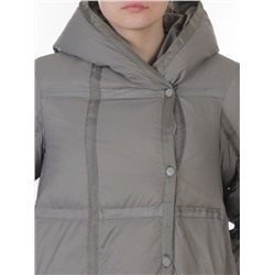 3065 GRAY Пальто пуховое зимнее женское (утиный пух)