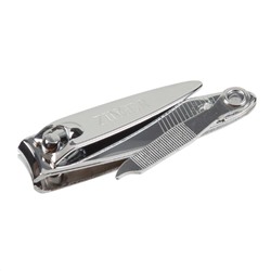 Zinger Книпсер для ногтей малый с пилкой / Classic SLN 602-F, 9 мм