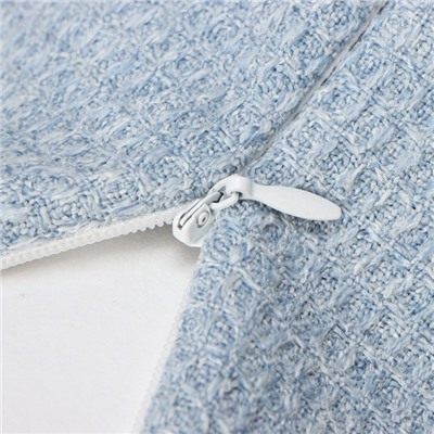 Наволочка декоративная «Этель» Glare, 45×45 см, голубая