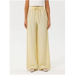 Брюки на эластичном поясе в цвете лайм