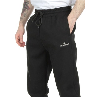 B36BR BLACK Брюки спортивные мужские (90% хлопок, 10% полиэстер)