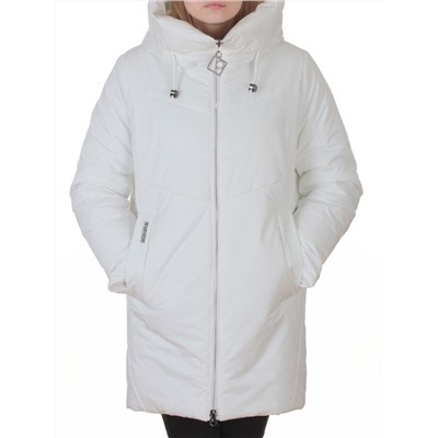 M-9090 WHITE Куртка зимняя женская (200 гр. холлофайбер)