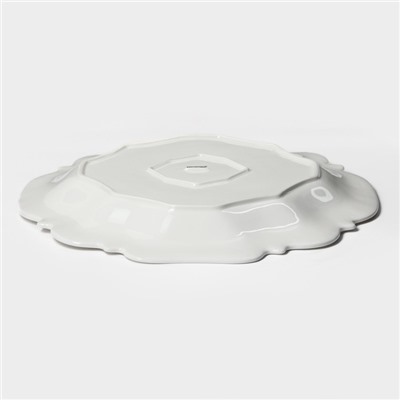 Блюдо Magistro «Сюита», d=35.8 см, фарфор, белое