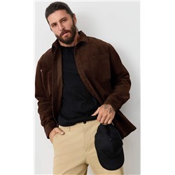Рубашка вельвет F221-0470 brown