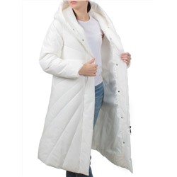 H265 WHITE Пальто зимнее облегченное женское (150 гр. холлофайбер)
