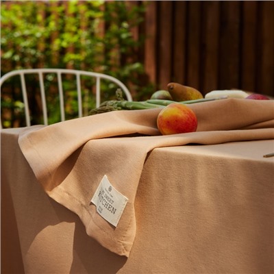 Полотенце кухонное «Этель» ECO, 40×68 см, бежевое