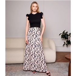 Юбка #ОКТ035011-2, бежевый