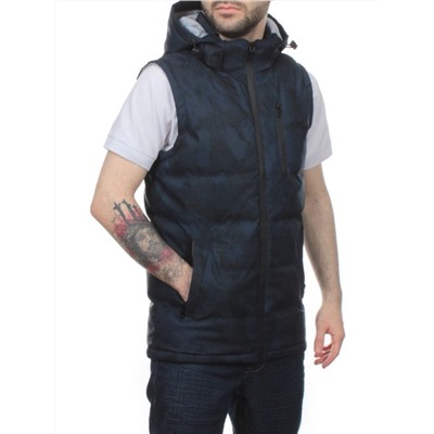 2121 DK. BLUE Жилет мужской (100 гр. синтепон)