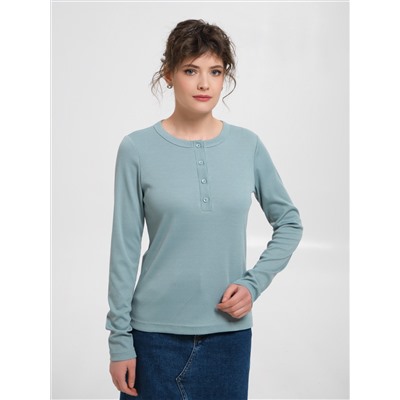 Джемпер из трикотажа с длинным рукавом