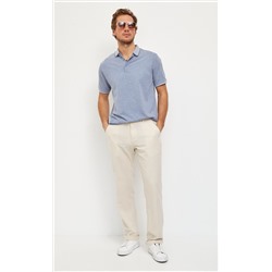 Брюки льняные мужские P111-0852 светло-бежевые