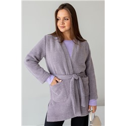 Кардиган КА-016 серо-лиловый