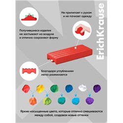 Пластилин ErichKrause Basic light pack, 10 цветов, 160 г, европодвес, в пакете