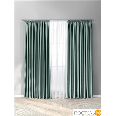 CASSIA ОРТОН мятн Комплект штор 240х270-2, 2пр, плстр, КТ