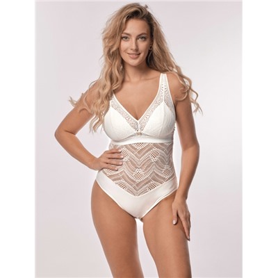 Боди Desire OP01 (экрю) Mefemi