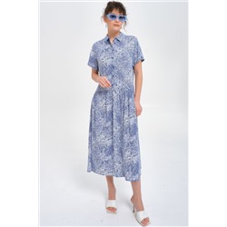 Платье из вискозы с принтом