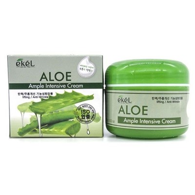 Ампульный крем для лица Ekel Ample Intensive Cream Aloe