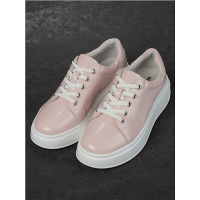 05-PDD215-5 LT. PINK Кроссовки женские (натуральная кожа)
