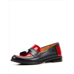 Лоферы ED'ART 117.madonna'9g.black+red R