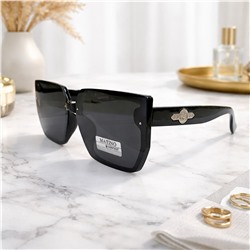 Очки женские солнцезащитные модные с поляризацией коричневые, арт.007.394