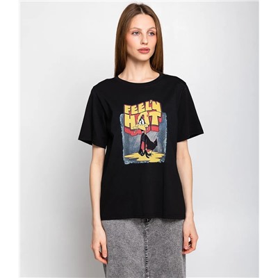 Футболка #КТ2045, чёрный