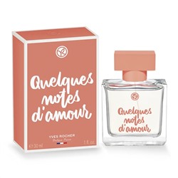 Парфюмерная Вода Quelques Notes d'Amour, 30 мл