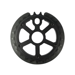 Звезда передняя для bmx башгард 25T KENLI. /KL-C220/ Алюминий. BLACK /уп 25/100/