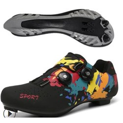 Велосипедные туфли MTB 896 37-44 size, Технологии: Нано кожа, Нейлон, Пластиковая подошва, Цвет: Черный камуфляж (37)