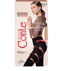 CONTE VELOUR ACTIVE 100 Lycra® Матовые Колготки женские с утягивающими шортиками