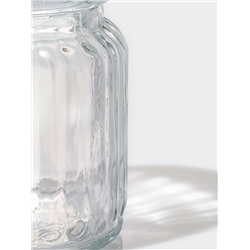 Банка для сыпучих Доляна «Зайка», 230 мл, с керамической крышкой, стекло, прозрачная