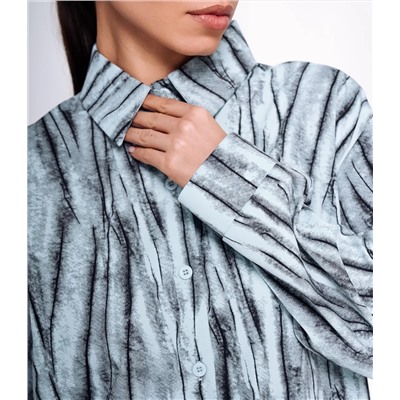 Рубашка #КТ8828 (6), ментоловый