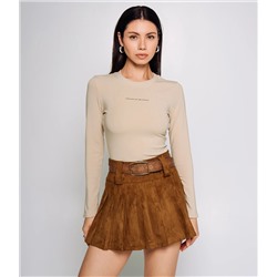 Юбка #КТ6131 (1), коричневый