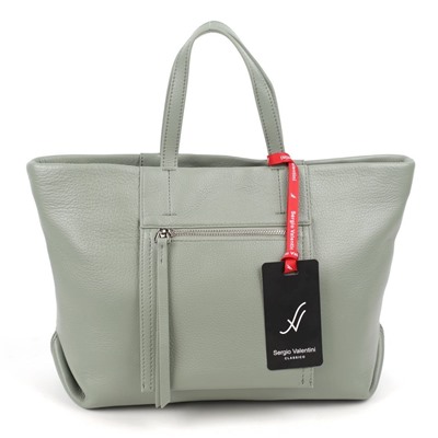 Женская кожаная сумка Sergio Valentini SV-9085 Грин