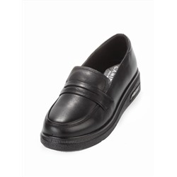 03-5317 BLACK Полуботинки женские (натуральная кожа)