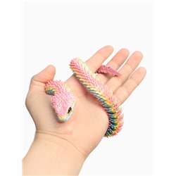 3Д - печатная игрушка «Змейка», подвижная, цвет МИКС