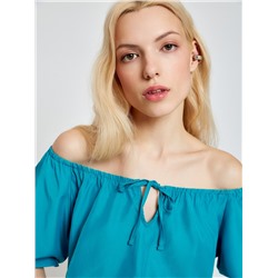 Блузка жен. Freesia_blouse бирюзовый CONCEPT CLUB