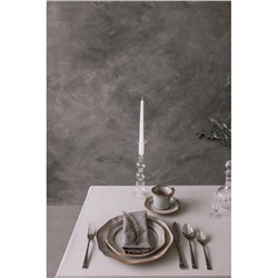 Тарелка Magistro Vintage, d=19 см, фарфор, серая
