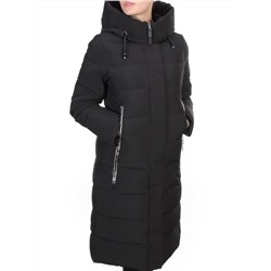 2189 BLACK Пальто зимнее женское OLAYEETE (200 гр. холлофайбера)