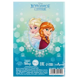 Блокнот А6, 32 листа, на скрепке «Холодное сердце», Disney