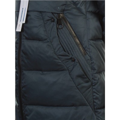 352 DK. GRAY Пальто зимнее с чернобуркой OMMEITT