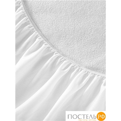 MEDSLEEP Наматрасник-чехол непромокаемый 180х200/35, 1 пр., хл./полиуретан(мулетон)