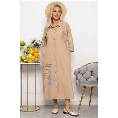 Платье Мирослава (бежевое) П15469-7М