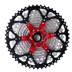 Кассета SUNSHINE MTB. 12 скоростей. 11-50T. HR12-50. никелиров. ALU паук. 595 г /уп 20/
