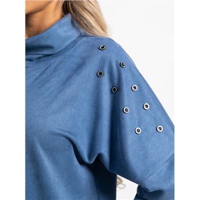 Джемпер Темп города (джинс) Б15464-4М