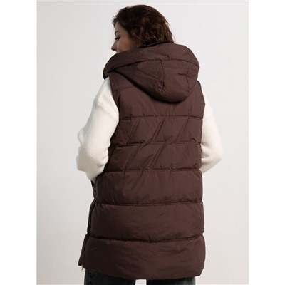Жилет утепленный Вега (горький шоколад) Б15304-18М