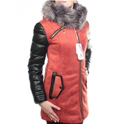 5137 TERRACOTTA Парка женская зимняя (150 гр синтепон, искусственный мех)