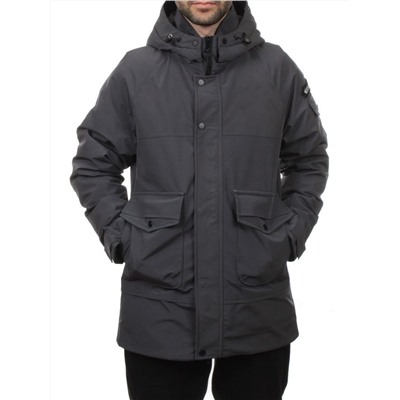 8897 DK. GRAY Куртка мужская зимняя облегченная (130 гр. холлофайбер)